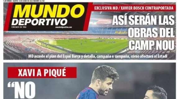 Mundo Deportivo: "No partes como titular"