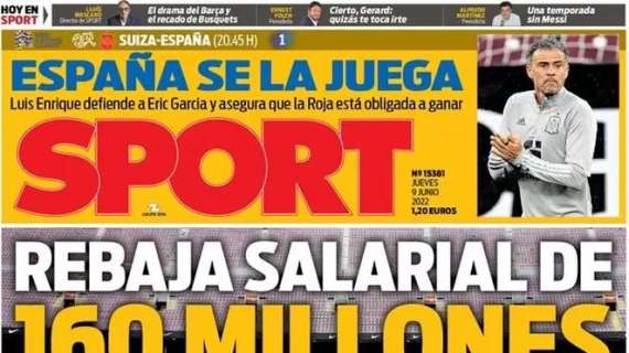 Sport: "Rebaja salarial de 160 millones"