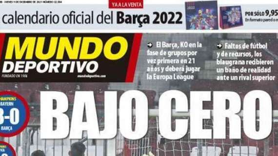Mundo Deportivo: "Bajo cero"