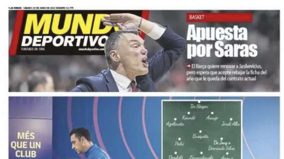 Mundo Deportivo: "El once de Xavi"