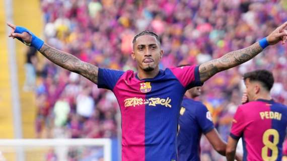 Raphinha rechaza el premio a Jugador del Partido tras su doblete en el Clásico: "No lo merezco"