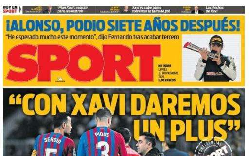 Sport: "Con Xavi daremos un plus"