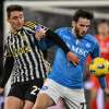 Serie A: Napoli avanti sulla Juventus all'intervallo. Per ora decide Kvara 