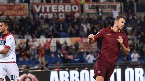 Roma, Dzeko: "Mi sento bene, e pronto a mettere più cattiveria nelle occasioni"