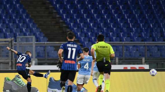 RECUPERI: L'Atalanta domina a Roma, Lazio sconfitta 4-1