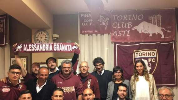 Serata di festa granata per i TC Asti, Alessandria e Valcerrina