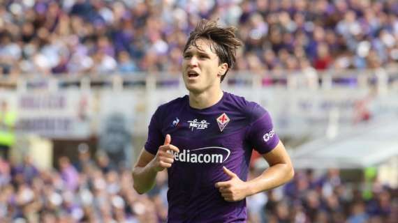 Serie A: Fiorentina-Lazio 1-1 all'intervallo, Chiesa risponde a Correa