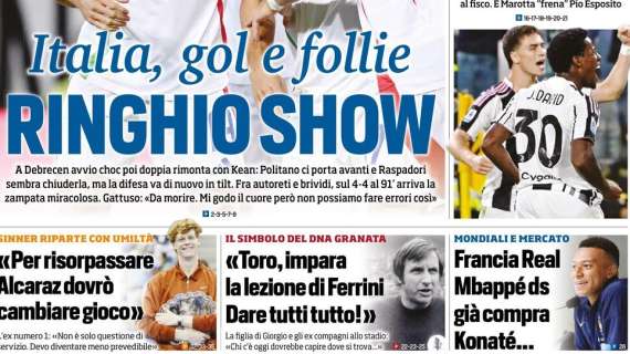 Tuttosport: “Toro, impara la lezione di Ferrini: dare tutti tutto!”