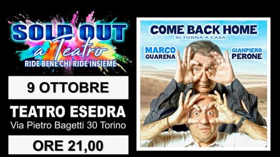 Guarena e Perone in “Come back home. Si torna a casa” giovedì 9 al Teatro Esedra