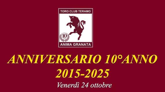 Pasquale Bruno alla festa per i 10 anni del Toro Club Teramo Anima Granata