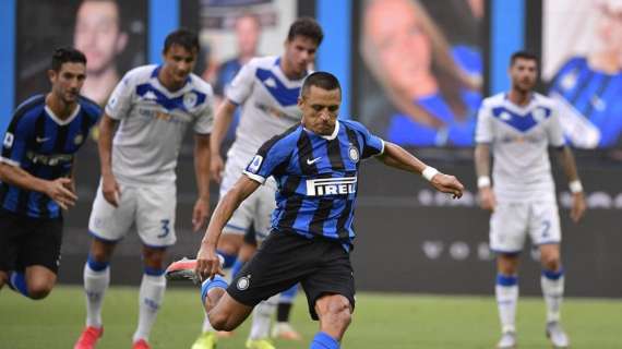 Serie A: Bologna bloccato dal Cagliari, l'Inter travolge il Brescia