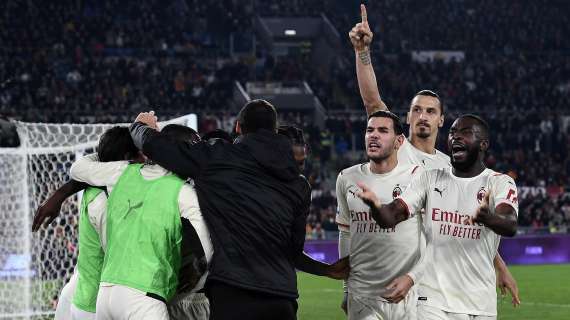 Il Milan risponde al Napoli: Roma battuta 2-1 all'Olimpico