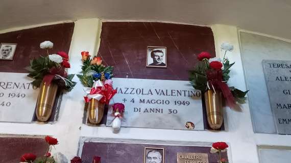 In ricordo del Grande Torino al Cimitero Monumentale 