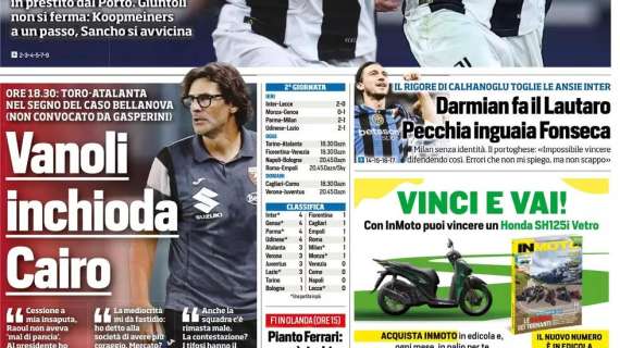 La prima pagina di Tuttosport