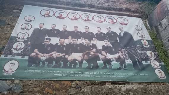 Il Torino ricorda la vittoria della Nazionale italiana sull’Ungheria con 10 giocatori granata in campo