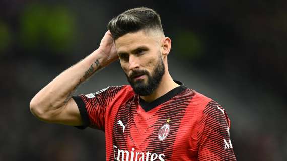 Serie A - Giroud agguanta l'Atalanta a tempo scaduto. E' pari al'intervallo