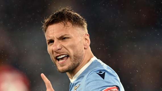 Lazio avanti sul Milan all'intervallo grazie ad un gol di Immobile a inizio gara