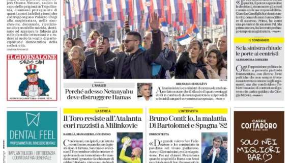 La Stampa: “Il Toro resiste all’Atalanta cori razzisti a Milinkovic”