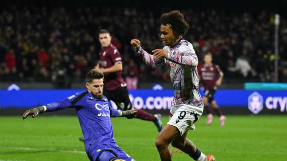 Salernitana-Bologna 1-2, un doppio Zirkzee vale il profumo d'Europa