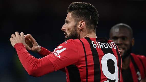 Il Milan passa a Napoli: Giroud regala vittoria e primato ai rossoneri
