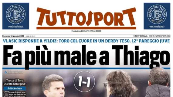 La prima pagina di Tuttosport