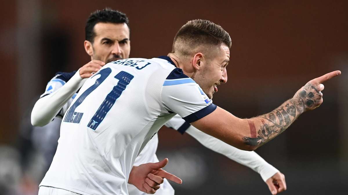 Sampdoria-Lazio 1-3: tutto facile per Sarri, D'Aversa rischia