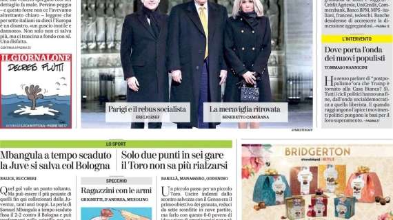 Prima pagina La Stampa