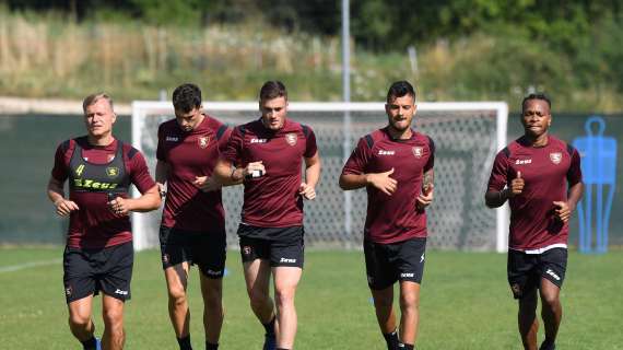 Salernitana, allenamento tattico e partite a campo ridotto in vista del Toro