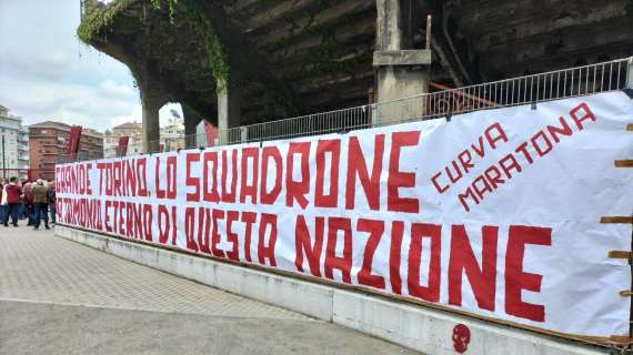 Curva Maratona: “Grande Torino lo squadrone patrimonio eterno di questa nazione”