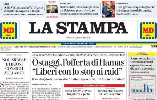 Prima pagina La Stampa