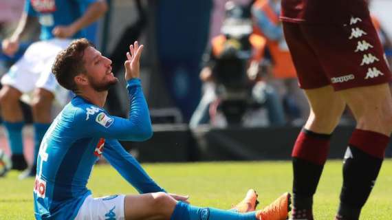 Napoli-Torino 2-2. Buon Torino nel secondo tempo che, di fatto, consegna lo scudetto alla Juve