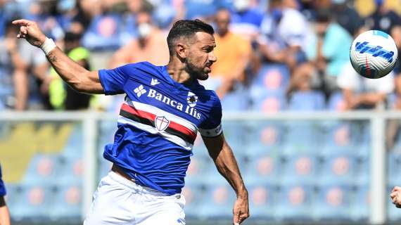 Toro sotto all'intervallo, Quagliarella dal dischetto batte Berisha