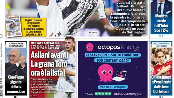 Tuttosport: “Asllani avanti. La grana Toro ora è la lista”