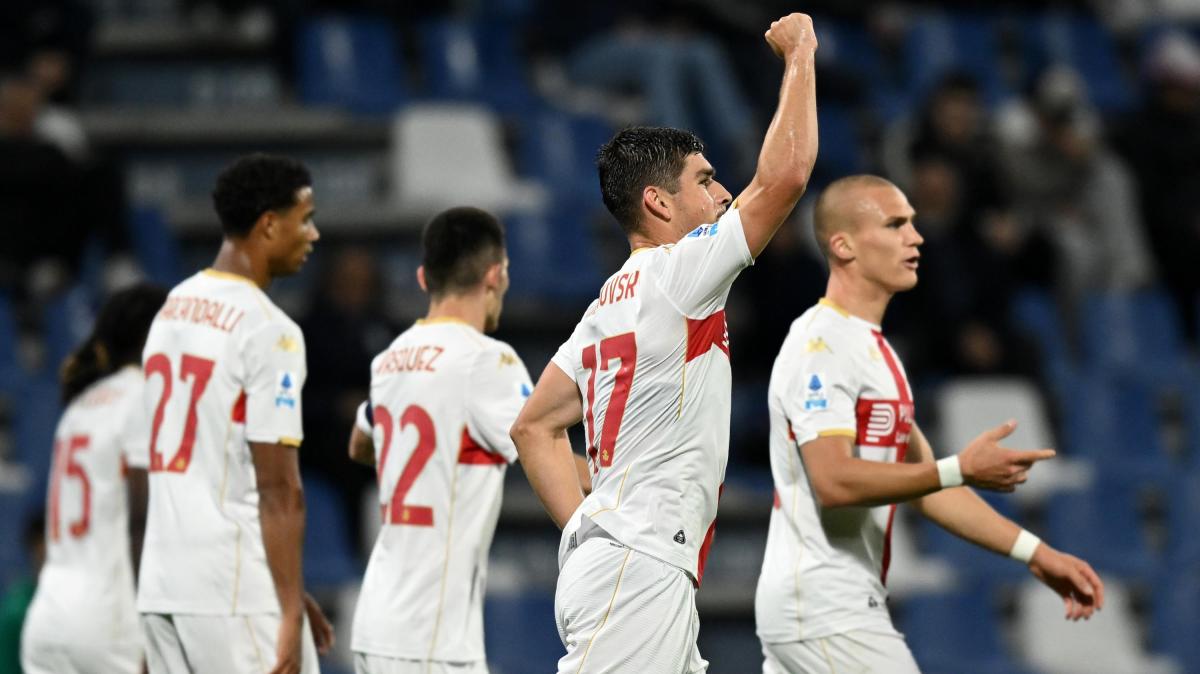 Serie A: prima gioia per il Genoa. Sassuolo battuto nel recupero