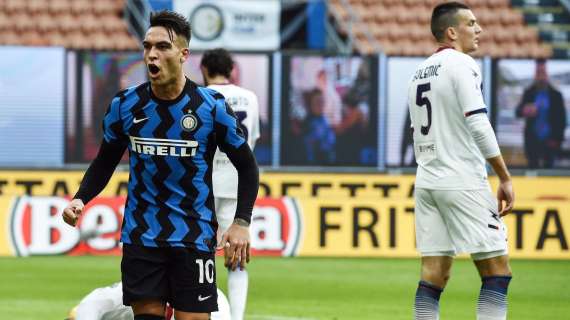 Inter-Crotone 6-2: Conte soffre un tempo, poi si scatena Lautaro