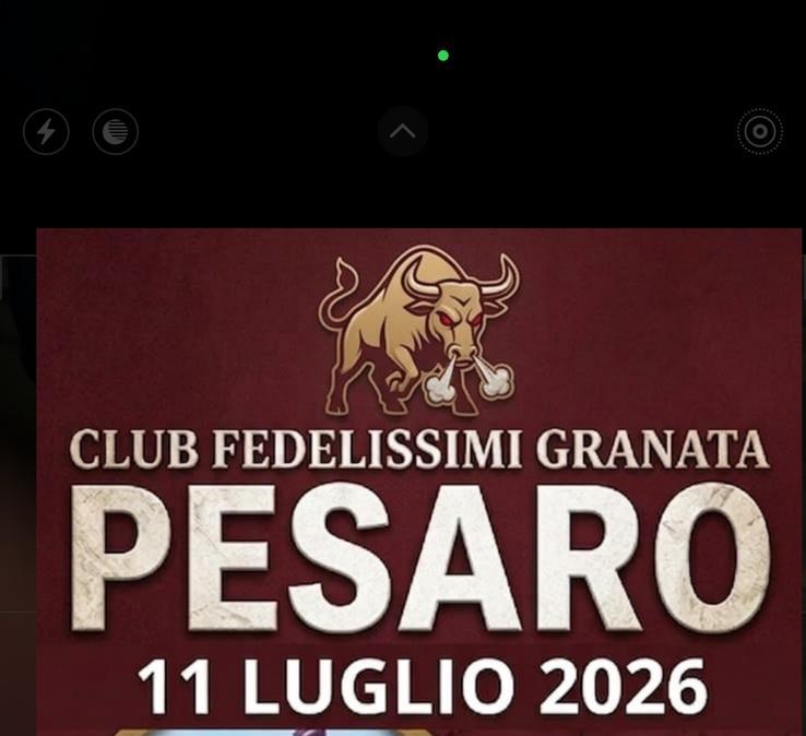 Il Raduno Granata a Pesaro quest’anno si terrà l’11 luglio