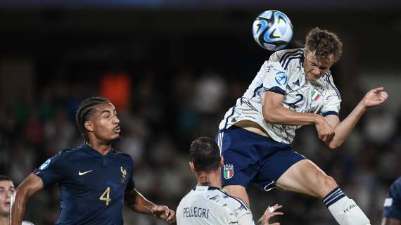 Pellegri pareggia per l'Italia, gran gol di testa