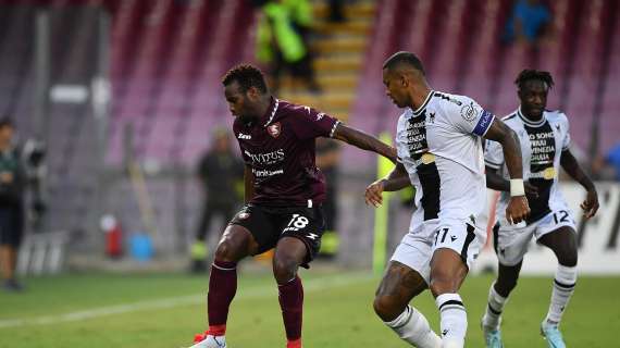 Salernitana, Coulibaly giocherà con la mascherina