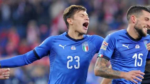Verso Italia-Portogallo: Mancini prova Barella dal 1'