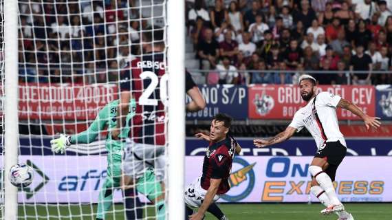 Bologna-Milan 0-2, ai rossoneri sono bastati 20 minuti