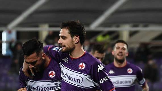 Serie A - Fiorentina avanti di due reti all'intervallo sulla Roma