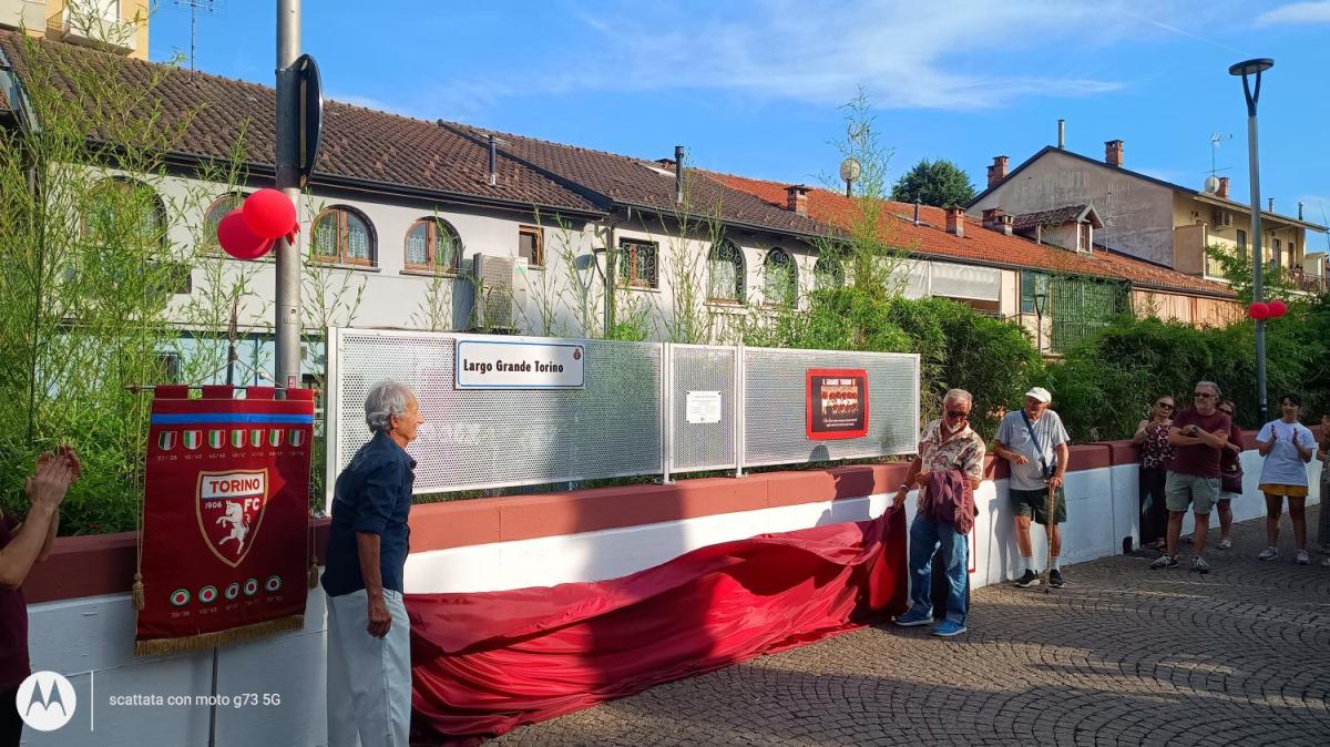 Inaugurato dal locale Toro Club a San Mauro Largo Grande Torino