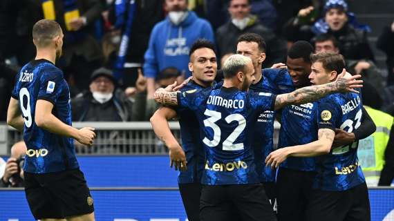 Serie A: Inter avanti 2-0 sulla Roma all'intervallo grazie a Dumfries e Brozovic