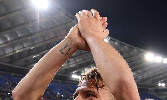 Lazio, Immobile: "Felice per i miei gol e della continuità del mio lavoro"