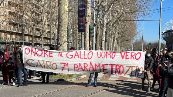 Striscione per Belotti