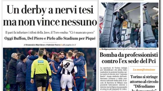 Prima pagina La Repubblica