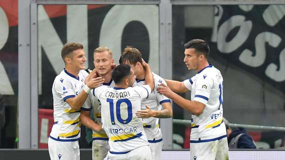 Serie A: Verona avanti di due gol all'Olimpico sulla Roma all'intervallo