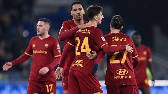 Serie A: la Roma rimonta la Salernitana e tiene vive le speranze Champions