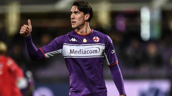 Serie A - Fiorentina-Salernitana 4-0, doppietta di Vlahovic