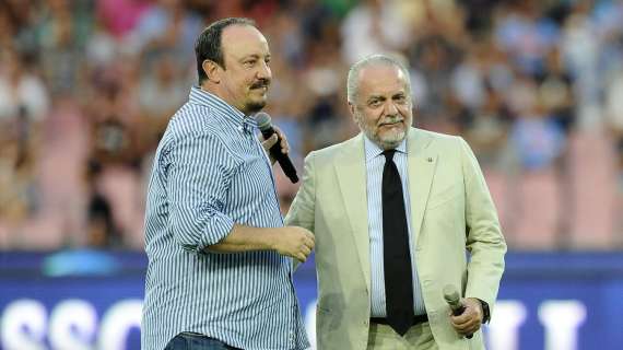 Napoli, De Laurentiis su Benitez: "Maestro di calcio e uomo di cultura"